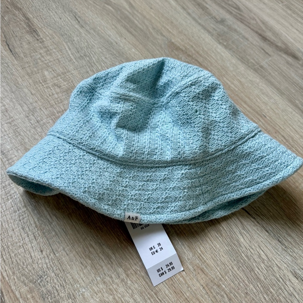 Abercrombie Kids Sky Blue Textured Hat